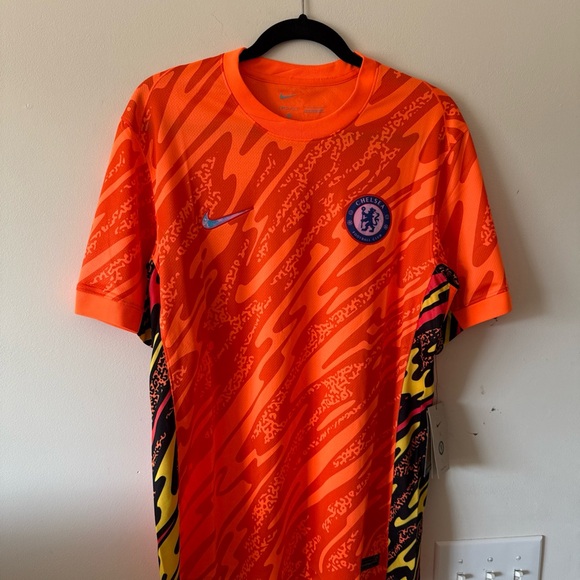 Nike Other - Men’s Nike Chelsea FC Stadium Orange Goalkeeper Soccer Jersey Sz L - NWT RARE